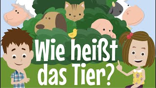 Kinderlied Tiere amp Tiergeräusche  Wie heißt das Tier  BlauBlau Kinderlieder zum Mitsingen [upl. by Schacker823]