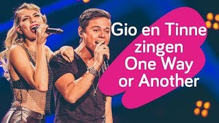 Tinne Oltmans en Gio Kemper entertainen met One Way or Another [upl. by Eimmaj154]