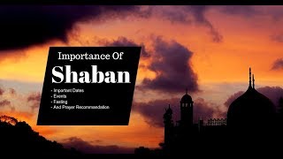 Virtues of the month of Shaban  Dr Muhammad Salah HUDATV [upl. by Naanac441]