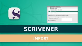 How To Imort All Kinds Of Files Into Scrivener [upl. by Ecila]