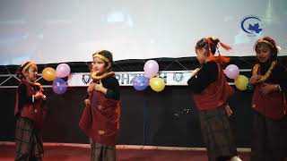 LALIGURASH AJAMBARI CHAMPA CHAMELI DANCE PERFORMANCE BY LKG GIRLS  2080 [upl. by Anigriv]