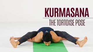 How to do Kurmasana – Tortoise Pose  Yoga  Sitting Posture [upl. by Eniamahs646]