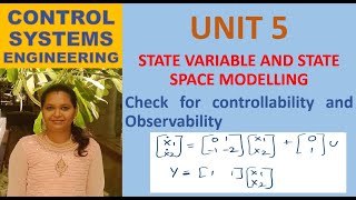 Check for Controllability and Observability controlsystem controlsystems controlengineering [upl. by Nawoj58]