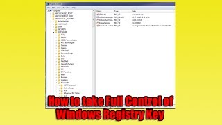 How to take Full Control of Windows Registry Key [upl. by Adli]