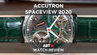 Accutron Spaceview 2020 Electrostatic Power Generation Watch aBlogtoWatch Review [upl. by Eitirahc536]