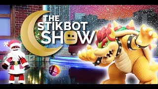 The Stikbot Show  Holiday Party with Super Smash Bros and [upl. by Anavahs150]