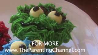 OSCAR THE GROUCH CUPCAKE  How to make [upl. by Au]