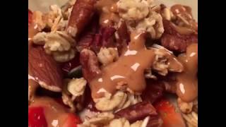 Papas de Aveia Com Granola Crocante e Manteiga de Amendoim [upl. by Ingraham]