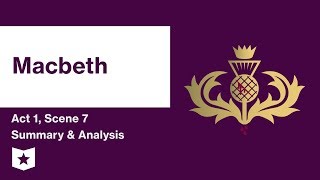 Macbeth by William Shakespeare  Act 1 Scene 7 Summary amp Analysis [upl. by Tavy]