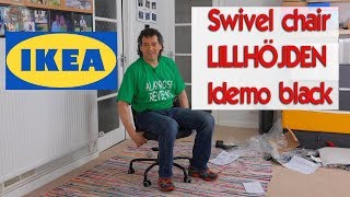 ikea lillhojden swivel chair review and assembly instructions [upl. by Akemad]