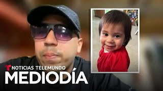 Habla el padre de la bebé muerta sola su casa en Ohio  Noticias Telemundo [upl. by Ardnuaet]