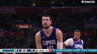 Ivica Zubac 18 pts 14 reb 4 ast vs Charlotte Hornets  20231226 [upl. by Philemol]