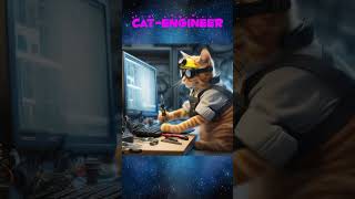 AI CATS  CATS  DIFFERENT JOBS cat aicat funny [upl. by Lindemann556]