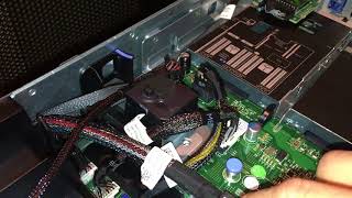 Installing Rear SAS Back Plane  Dell PowerEdge R720XD [upl. by Airahcaz]