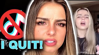 Addison Rae QUITS TikTok For Music Career  Hollywire [upl. by Fidele]