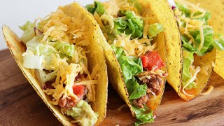 THE BEST Ground Beef Tacos Recipe [upl. by Lleuqar]