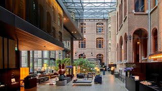 Conservatorium Hotel Amsterdam  Fabulous 5star design hotel full tour in 4K [upl. by Karol]