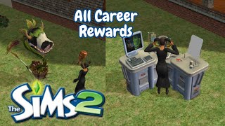 All Career Rewards Part 2 Expansion Packs The Sims 2 [upl. by Balch48]