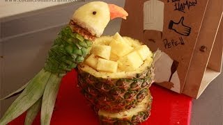 UN LORO CON UNA PIÑA I RECETAS DE COCINA [upl. by Oettam952]