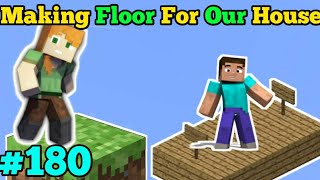 Making Floor For Our House 🤫🙂 Minecraft SMP 180 [upl. by Taub]