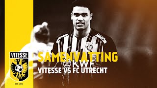 Samenvatting Vitesse vs FC Utrecht 20202021 [upl. by Ahsilrac]