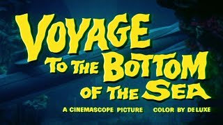 VOYAGE TO THE BOTTOM OF THE SEA 1961  Theatrical Trailer [upl. by Tayib]