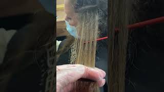 Easy Balayage Technique Ribbon Weaver Freehand [upl. by Relyuc]