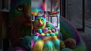 CAT FUTURE iral video cat 😺 reaction 😂😂cat viral funny shorts youtubeshorts catvideos [upl. by Ahsiym]