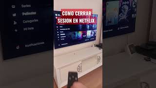 🕵️‍♂️COMO CERRAR SESION EN NETFLIX shorts netflix [upl. by Adlez305]