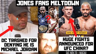 DC Gets TRASHED They Ignore Jon Jones Being A PED CHEAT MMA Michael Jordan Fight Announcements [upl. by Frederico]