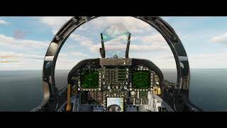 DCS New Pilot FA18 Carrier Landing practice for VCSG8 Qual [upl. by Aydni]