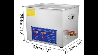 Vevor 10l ultrasonic cleaner unboxing [upl. by Ihteerp408]