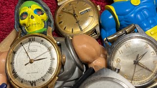 Vintage Watch Finds My First Solid 18k Gold Watch in a Junk Bag [upl. by Leirza]