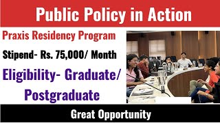 PPIA Fellowship 2024  26  Stipend  Rs 75000 month [upl. by Glialentn218]