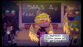 Sans AU Reacts To KillerMare And Swadmare Angst  Reaction Video  Gacha HQ [upl. by Dorsy]