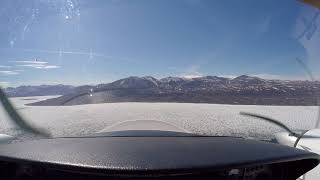 Arctic Takeoff Qikiqtarjuaq Baffin Island Canada [upl. by Adnalahs]