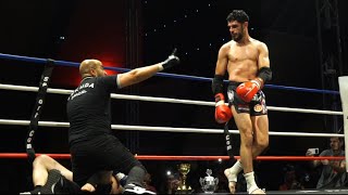 LES GENOUX DÉVASTATEURS DE YOUSSEF BOUGHANEM  VICTOIRE PAR TKO FULL FIGHT [upl. by Starling]