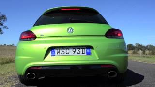 2012 Volkswagen Scirocco R DSG start up rev and take off [upl. by Niraa370]