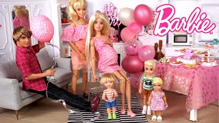 Barbie amp Ken Doll Family Baby Shower Story [upl. by Lladnik]