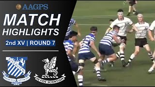 Riverview vs Newington  AAGPS Round 7  2nd XV Highlights [upl. by Ener]