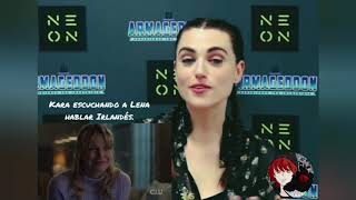 Katie Mcgrath hablando irlandés y Melissa Benois hablando Español [upl. by Strader]