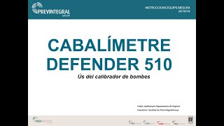 Cabalímetre Defender 510 [upl. by Aihsekat]