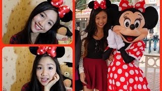 ♥他約我去迪士尼 米妮妝加時裝配搭 Makeup and Outfit Inspired by Minnie Mouse♥  Pumpkin Jenn [upl. by Polak]