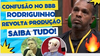 CONFUSÃO NO BBB PRODUÇÃO ESTÁ REVOLTADA COM RODRIGUINHO BONINHO GRAVA VÍDEO E SE PRONUNCIA [upl. by Eiramana341]