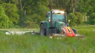 Fendt Vario 820 Mowing With Claas And Pottinger 1 [upl. by Okomom]