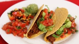 American Ground Beef Tacos Recipe  Laura Vitale  Laura in the Kitchen Episode 571 [upl. by Garcon]