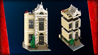 Lego Modular Building MOC  Building Instructions [upl. by Fulvi136]