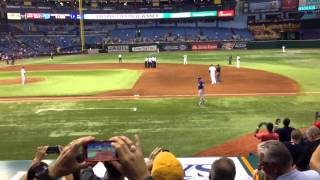 Ross streaking at Rays game [upl. by Bore]