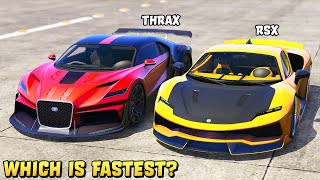 GTA 5  TRUFFADE THRAX vs ITALI RSX  Which is Fastest [upl. by Coit]