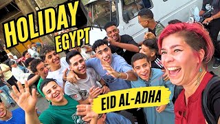 Eid AlAdha in Egypt Islams Biggest Holiday  Egypt Vlog 156  عيد الاضحى في مصر [upl. by Peadar]